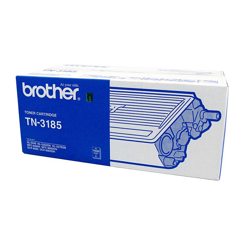 BROTHER TN3185 Toner Cartridge in black packaging, designed for high-quality printing.