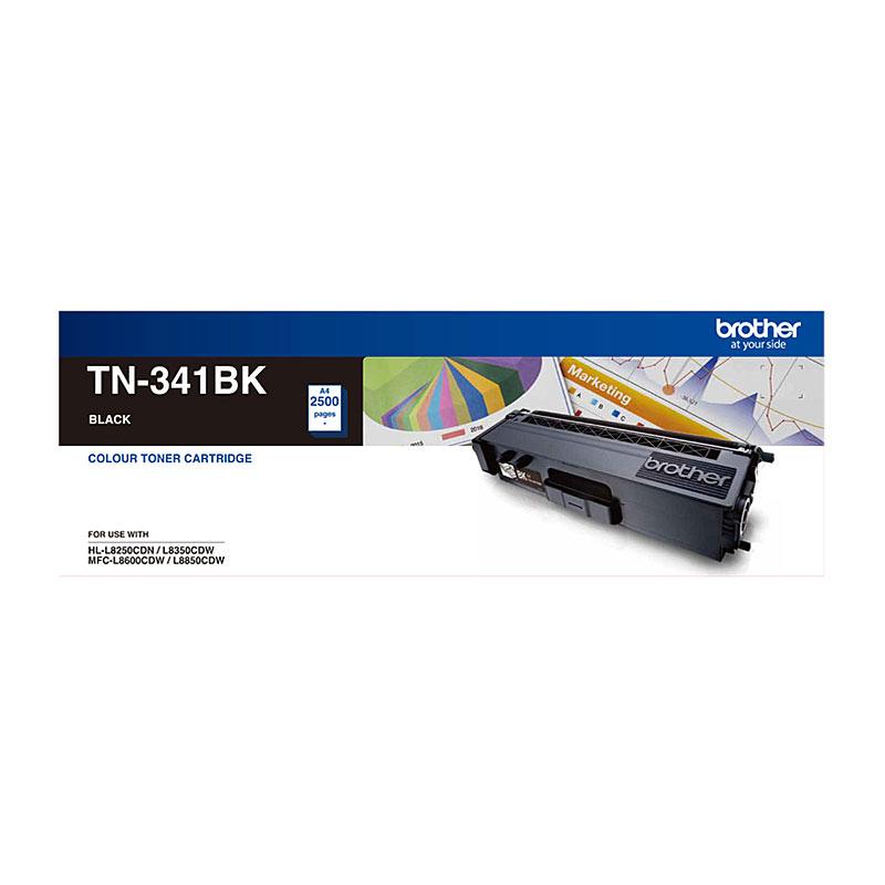 BROTHER TN341 Black Toner Cartridge with packaging, designed for high-quality printing.