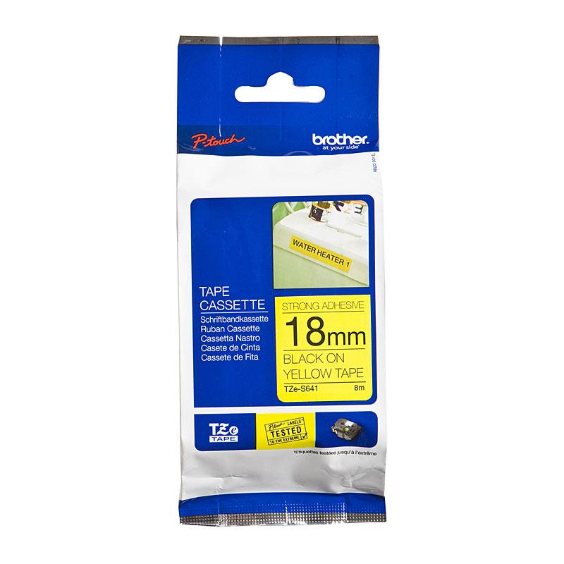 BROTHER TZeS641 Labelling Tape cartridge, featuring premium quality adhesive for POS stations.