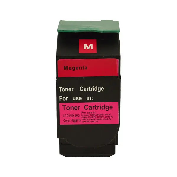 C540HIMG Premium Generic Magenta Toner cartridge with vibrant magenta color for laser printers.