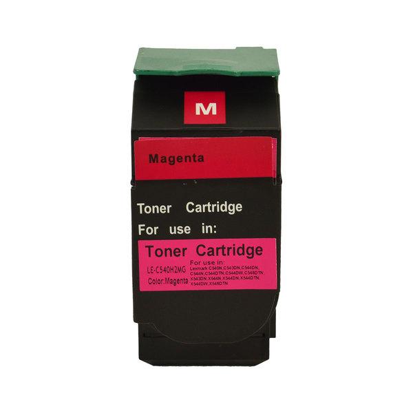 C540HIMG Premium Generic Magenta Toner cartridge with vibrant magenta color for laser printers.