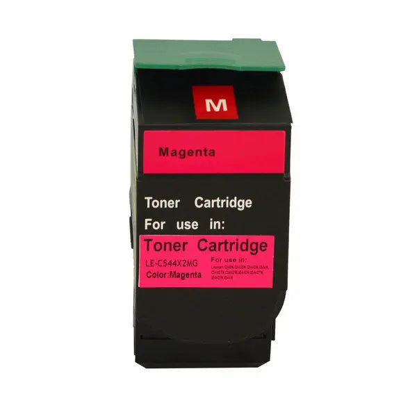 C544M C544XIMG Premium Generic Magenta Toner cartridge, showcasing vibrant color and eco-friendly design.