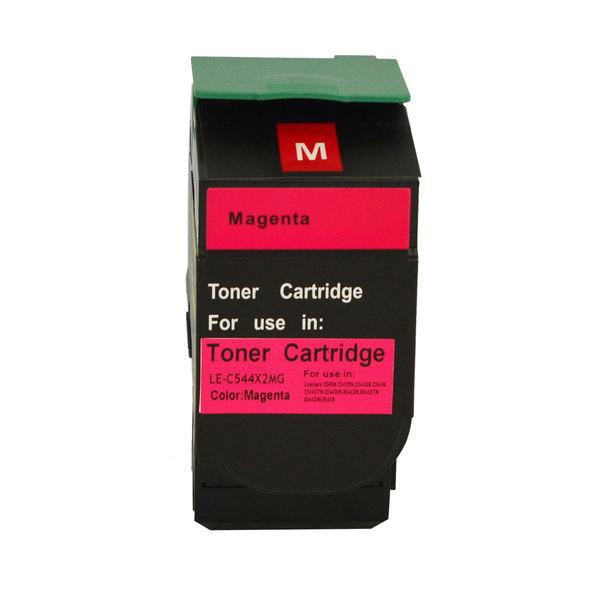 C544M C544XIMG Premium Generic Magenta Toner cartridge, showcasing vibrant color and eco-friendly design.