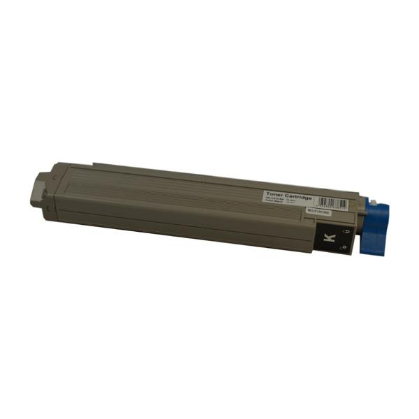 C910 Black Premium Generic Toner Cartridge, showcasing its sleek design and high-quality build.