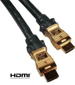 CABAC HDMI Cable 15m with gold-plated connectors, designed for high-quality video and audio transmission.