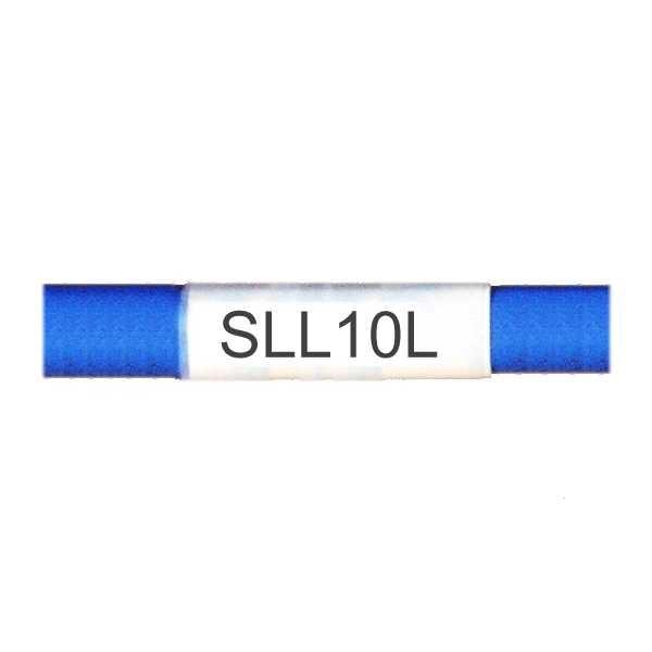 Pack of 10 Sharpmark self-laminating cable labels on A4 sheets, designed for clear and professional cable organization.