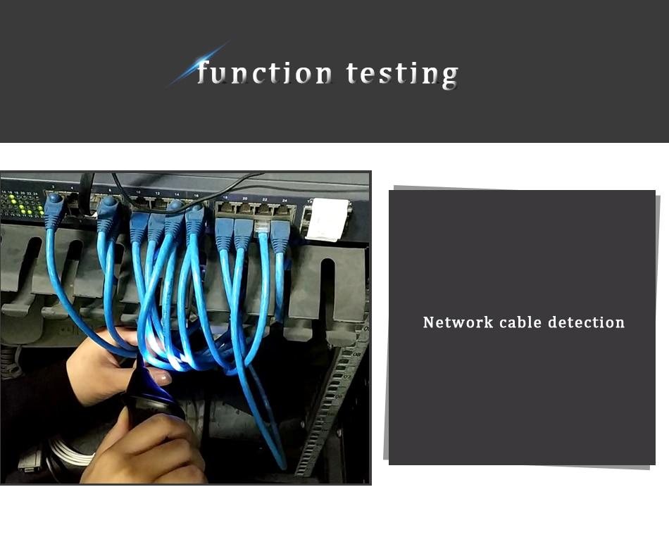 Cable Tracker Network Telephone line Detector with RJ11 connector, designed for efficient wire tracing and breakpoint location testing.