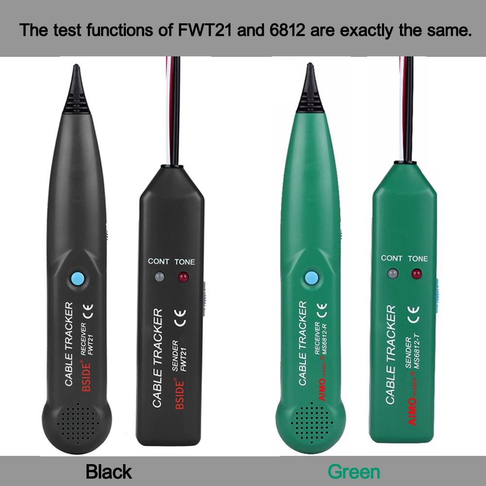 Cable Tracker Network Telephone line Detector with RJ11 connector, designed for efficient wire tracing and breakpoint location testing.