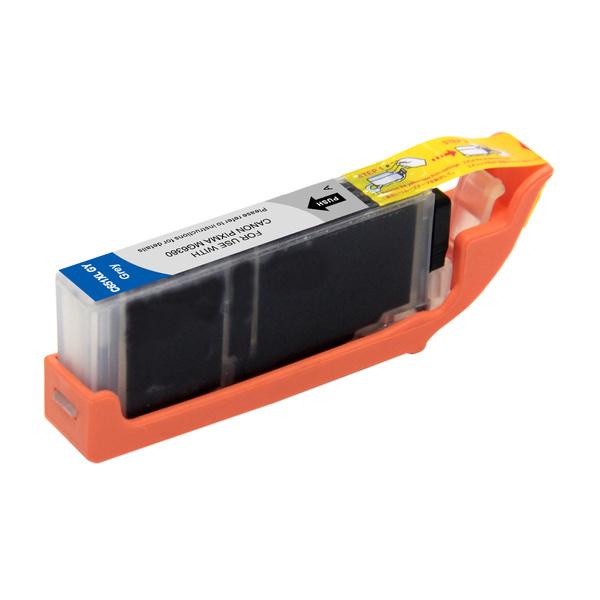 CANON CLI-651XL Grey Compatible Inkjet Cartridge with vibrant grey ink for high-quality printing.