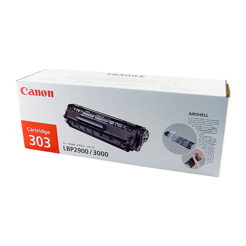 CANON Cartridge303 Black Toner cartridge, designed for high-quality printing, yielding 2,000 pages, compatible with various HP and Canon printers.