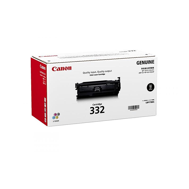 CANON Cartridge332 Black HY Toner cartridge, designed for high-quality printing with a yield of 12,000 pages, compatible with Canon LBP7780CX printer.