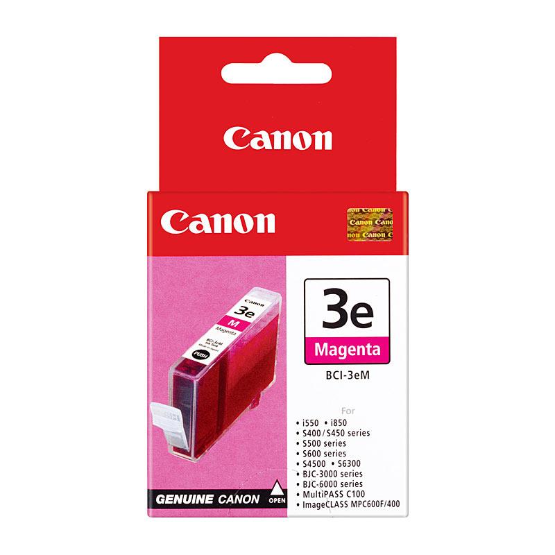 CANON CI3E Magenta Ink Tank cartridge, showcasing its vibrant magenta color and sleek design, ideal for Canon printers.