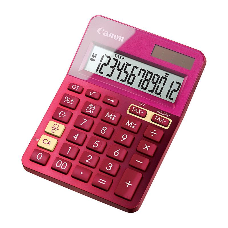 CANON LS123MPK Calculator with a sleek design and large LCD display, ideal for everyday calculations.