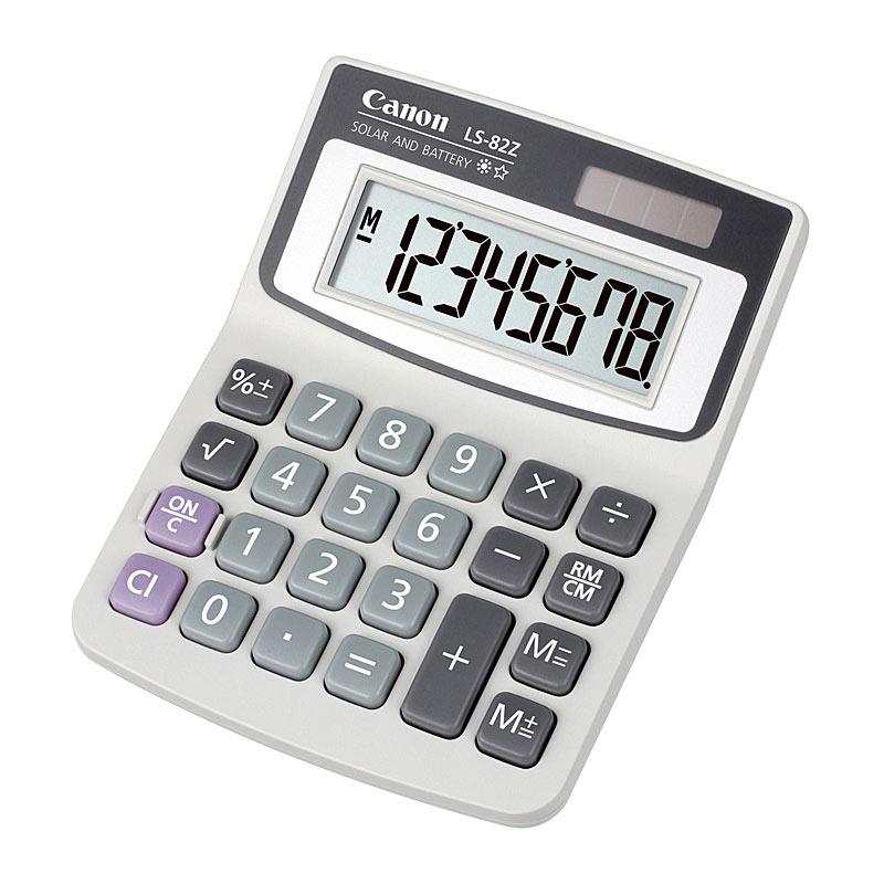 CANON LS82ZBL Calculator with a sleek design and clear display, ideal for students and professionals.