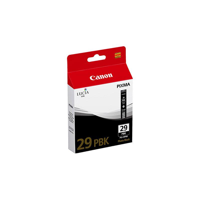 Canon PGI29 Photo Black Ink Tank cartridge, designed for high-quality photo printing with vibrant colors.