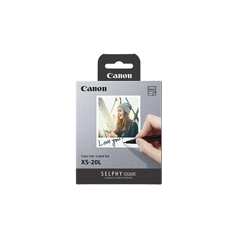 CANON XS Selphy Square Paper pack showcasing premium quality photo printing sheets.