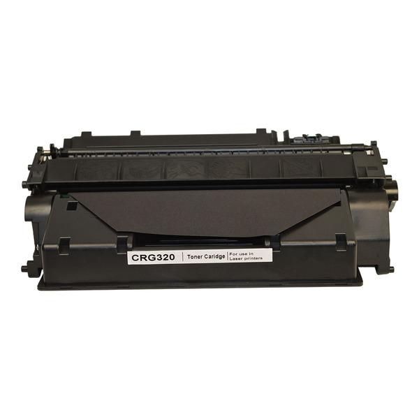 Cart 320 Black Premium Generic Toner cartridge with sleek black design, suitable for laser printers.