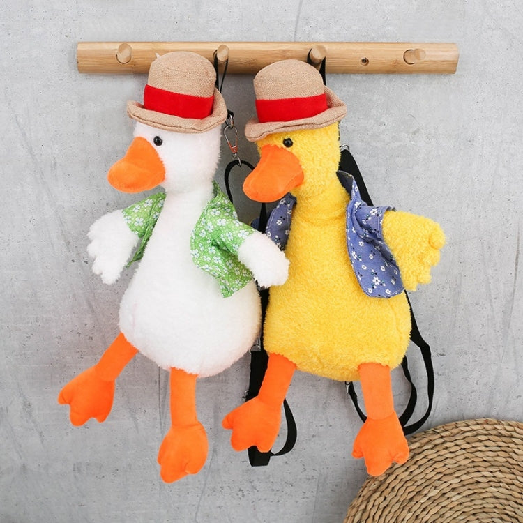 Cartoon Plush Doll Shoulder Bag in Duck style, featuring a cute plush design suitable for kids and adults.