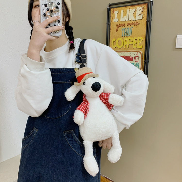 Cartoon Plush Doll Shoulder Bag in Duck style, featuring a cute plush design suitable for kids and adults.