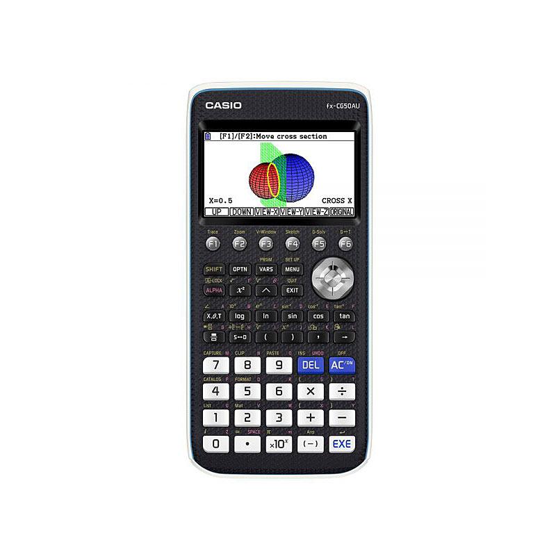 CASIO FXCG50AU Non CAS graphing calculator with high-resolution display and advanced features.