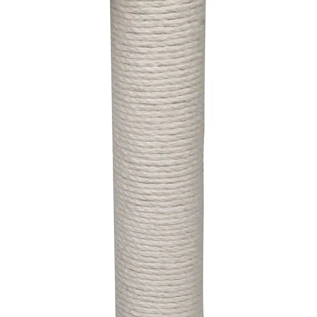 A white cylindrical rope roll