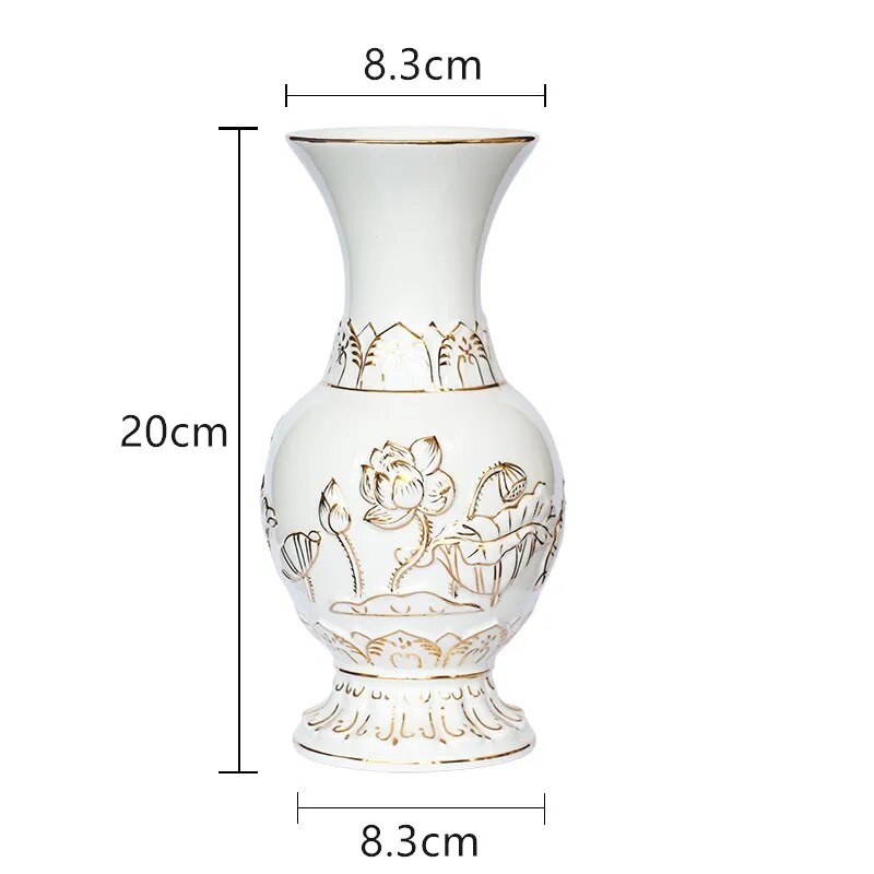 Elegant Chinese white ceramic incense burner, perfect for home Feng Shui and Buddhist decor.