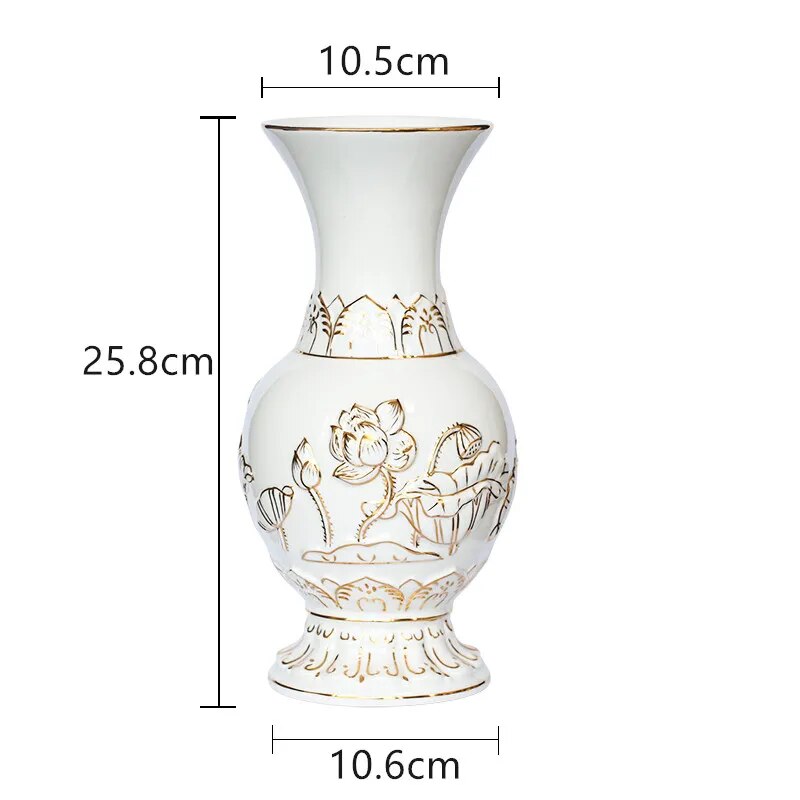 Elegant Chinese white ceramic incense burner, perfect for home Feng Shui and Buddhist decor.