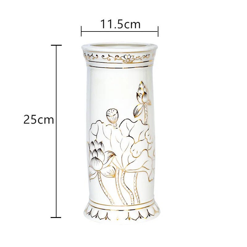 Elegant Chinese white ceramic incense burner, perfect for home Feng Shui and Buddhist decor.