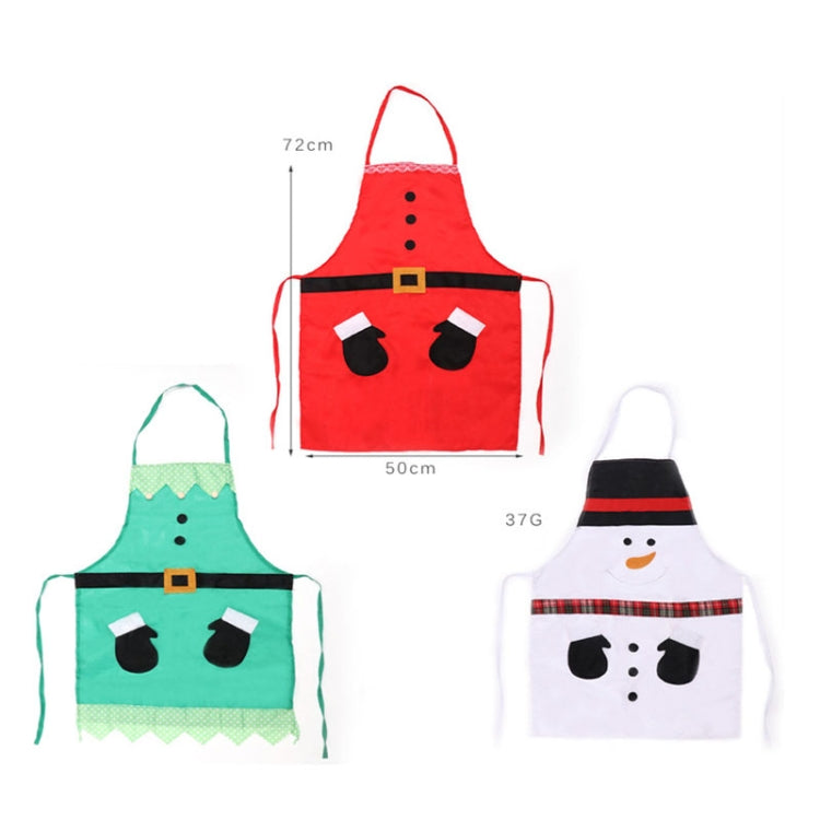 Colorful Christmas Cartoon Sleeveless Home Kitchen Apron featuring festive designs, perfect for holiday cooking and decorating.