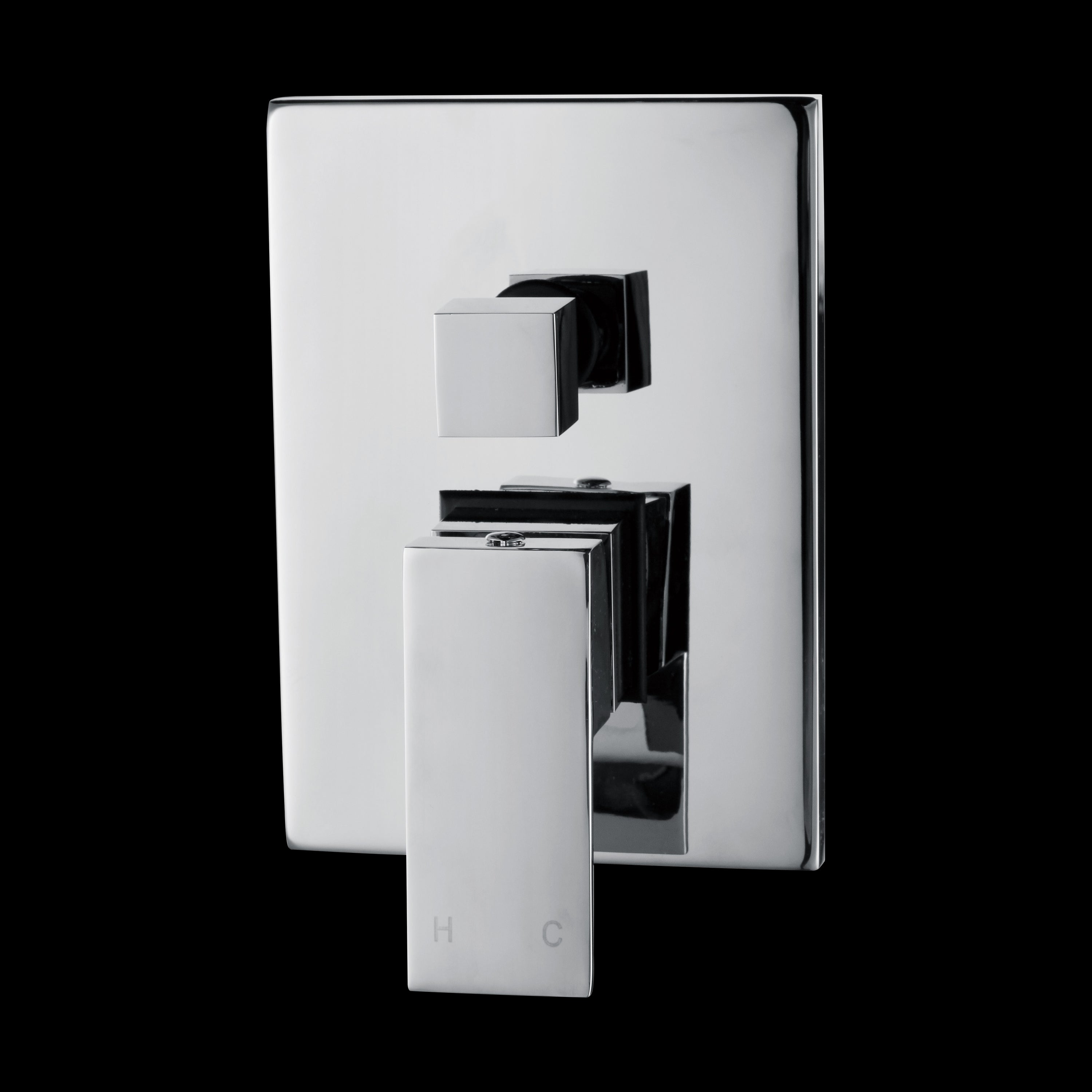 Chrome Bathroom Shower Wall Mixer Diverter with WaterMark certification, showcasing its elegant design and durable brass construction.