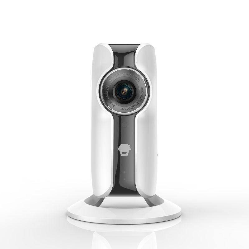 CHUANGO HD WiFi Camera with sleek design and lens, ideal for home security.