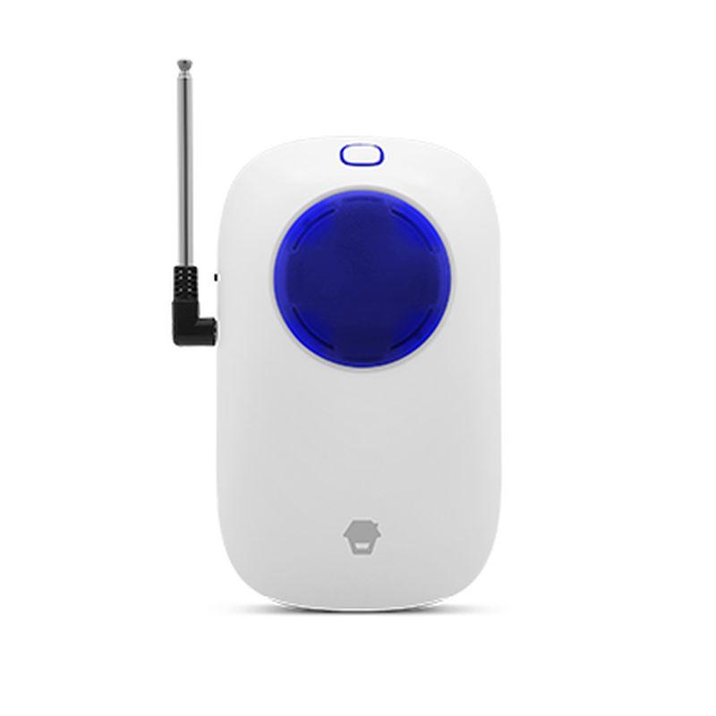 CHUANGO Signal Repeater device with sleek design for enhancing security system connectivity.