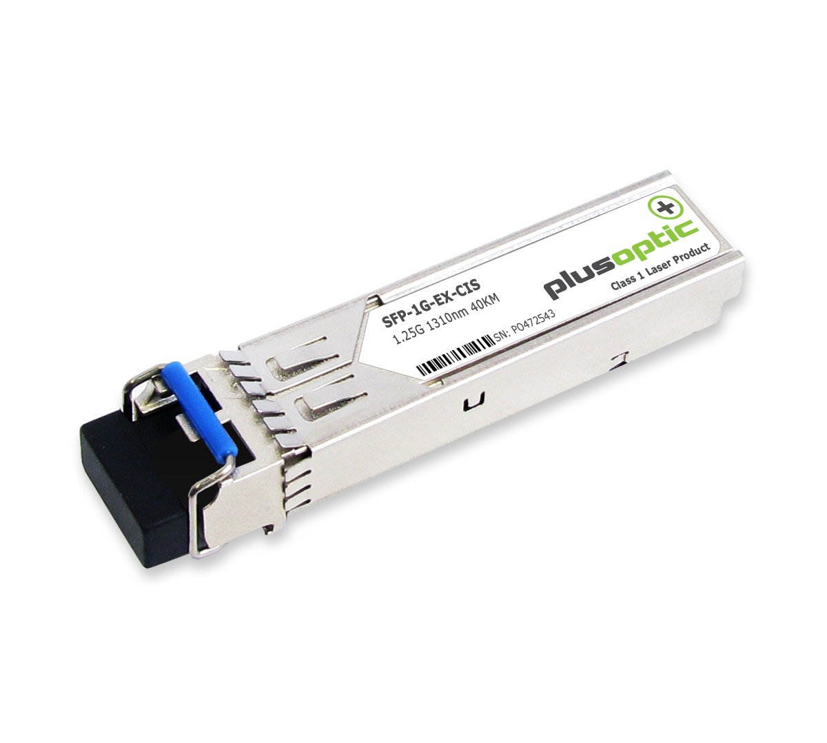 Cisco Compatible GLC.EX.SMD 1.25G SFP transceiver with LC connector for 40km fibre optic communication.