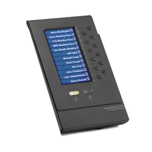 CISCO Unified IP Phone Expansion Module 7916 with 12 physical keys and LCD display, designed for enhanced call management.