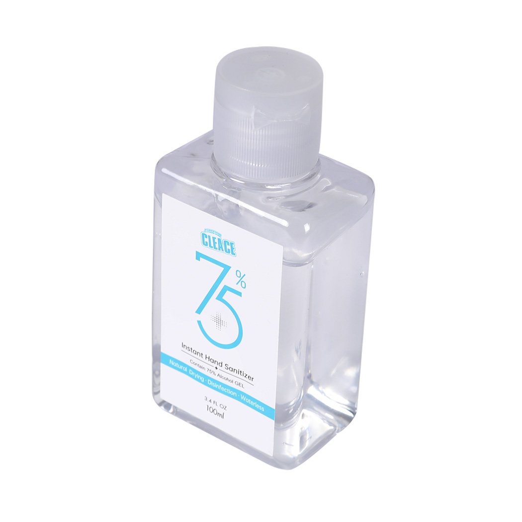 Cleace 8x Hand Sanitiser Gel 60ML bottles with 75% alcohol for effective germ protection and moisturizing care.