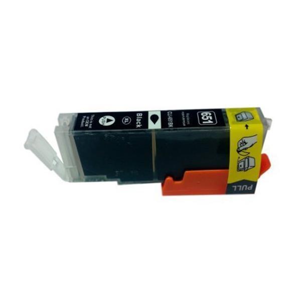 CLI-651XL Black Compatible Inkjet Cartridge with high-quality ink and components for professional printing.