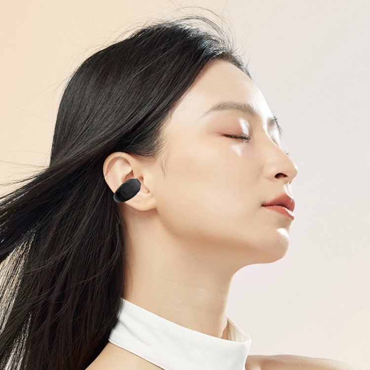 Clip-On Single Ear Bluetooth Earphone designed for sports, featuring a sleek design and advanced technology for high-fidelity sound.