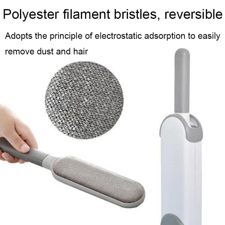 Clothes Sofa Dust Remover featuring a double-sided electrostatic design, made from durable ABS and polyester yarn, ideal for removing dust and hair.