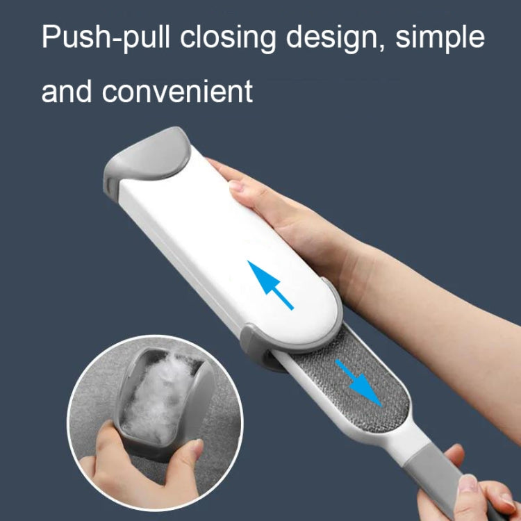 Clothes Sofa Dust Remover featuring a double-sided electrostatic design, made from durable ABS and polyester yarn, ideal for removing dust and hair.