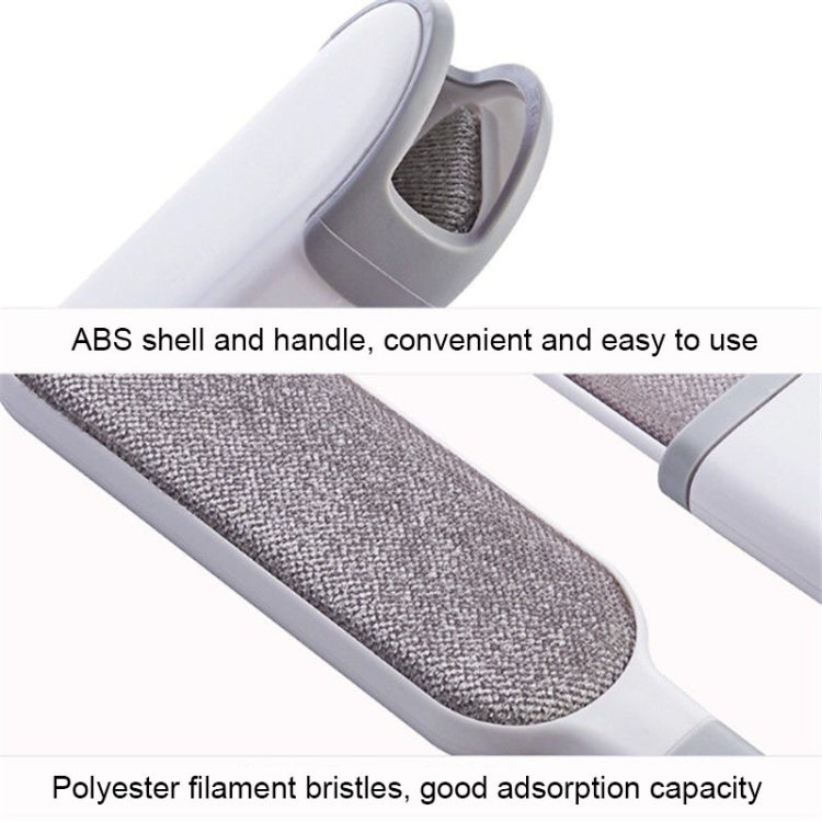 Clothes Sofa Dust Remover featuring a double-sided electrostatic design, made from durable ABS and polyester yarn, ideal for removing dust and hair.