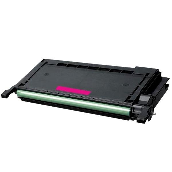 CLP-M660B Magenta Premium Generic Toner cartridge, showcasing its vibrant color and sleek design.