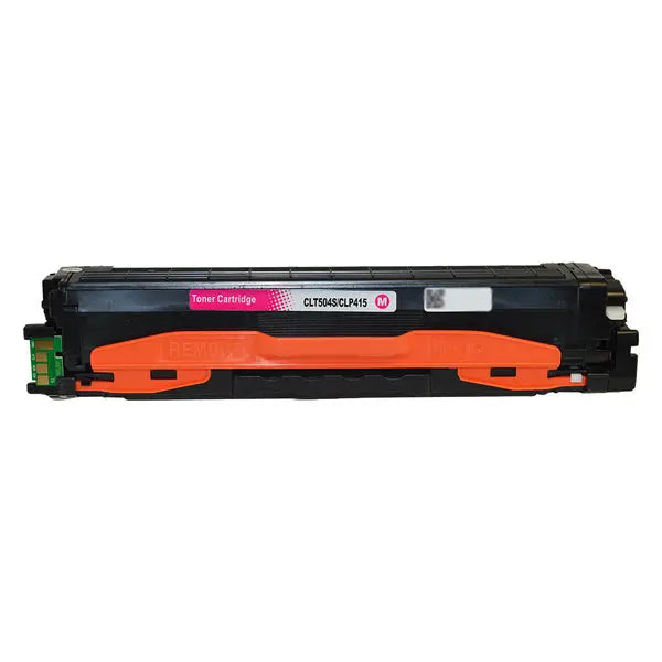 CLT-C504M Premium Generic Magenta Toner cartridge with vibrant magenta color, designed for laser printers.