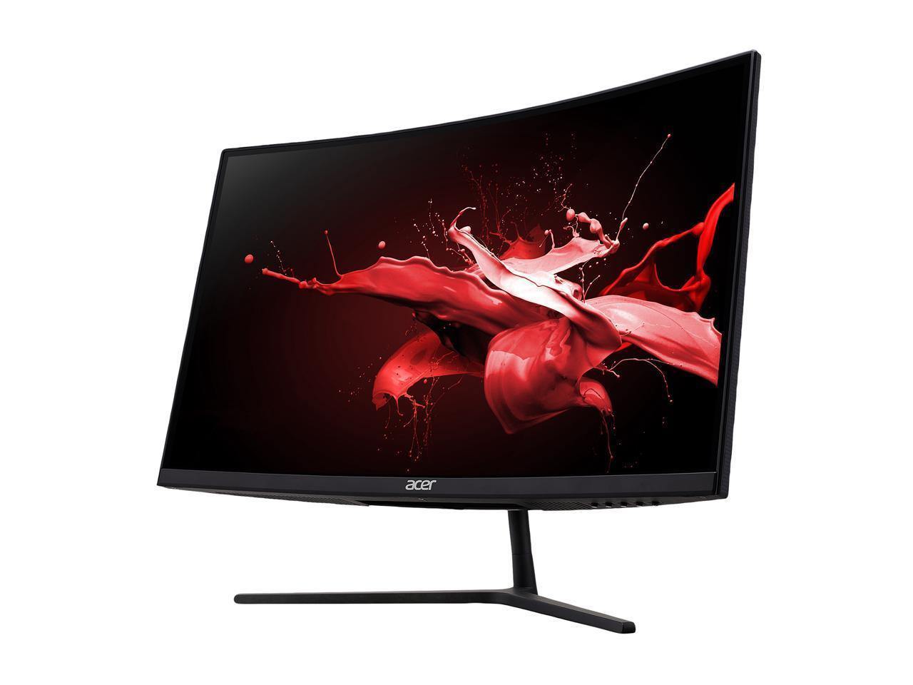 CMNTR ACER 27" 144Hz 2K EI272UR P gaming monitor with a curved design and vibrant display.