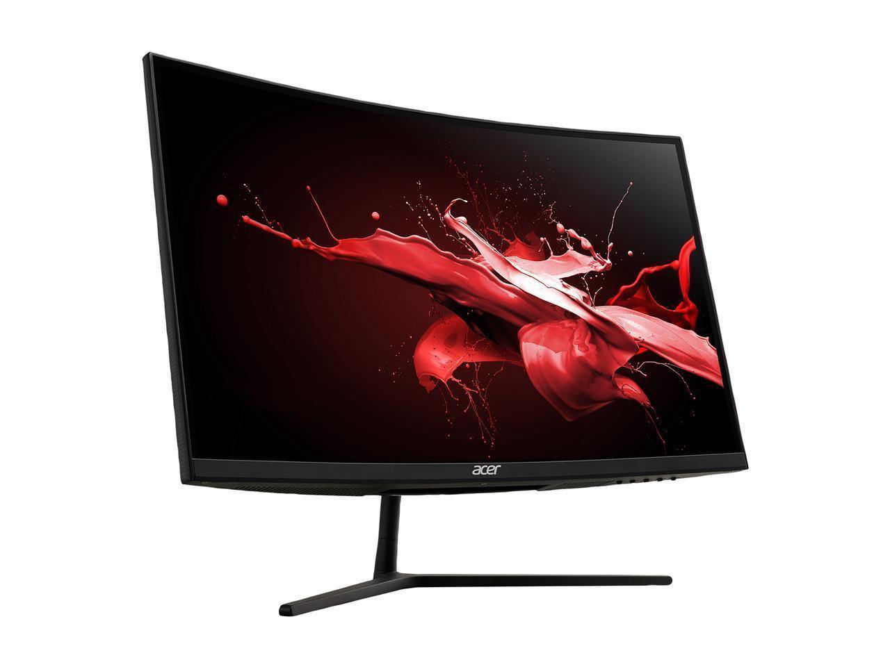 CMNTR ACER 27" 144Hz 2K EI272UR P gaming monitor with a curved design and vibrant display.