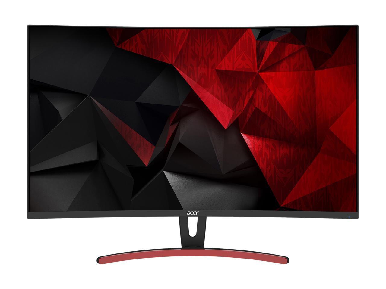 CMNTR ACER 32" 144Hz ED323QUR ABI R gaming monitor with a curved display and multiple connectivity options.