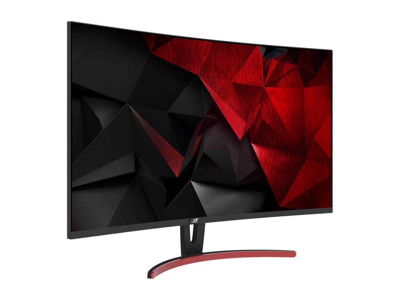 CMNTR ACER 32" 144Hz ED323QUR ABI R gaming monitor with a curved display and multiple connectivity options.