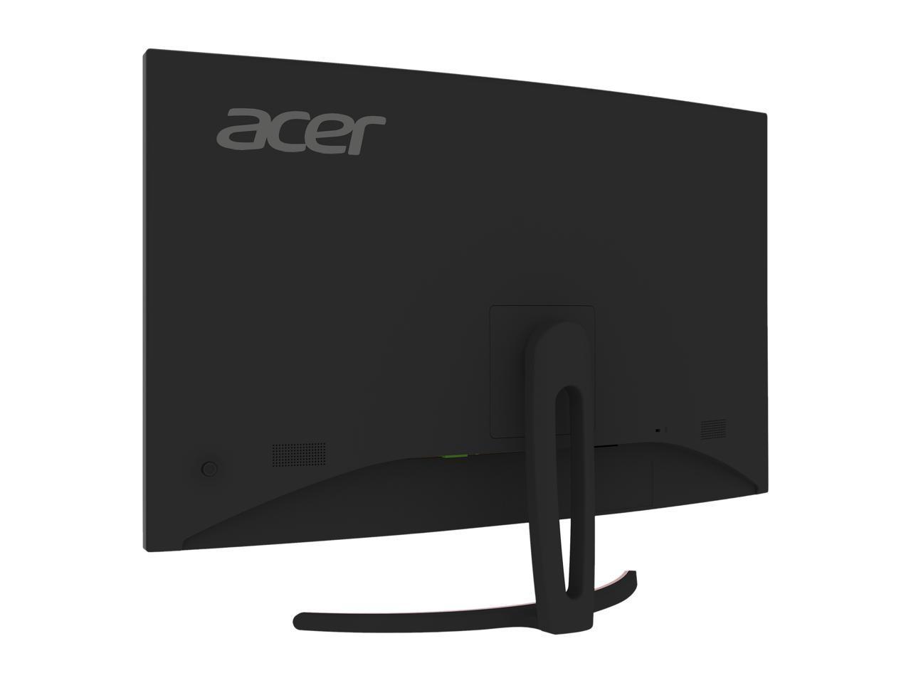 CMNTR ACER 32" 144Hz ED323QUR ABI R gaming monitor with a curved display and multiple connectivity options.