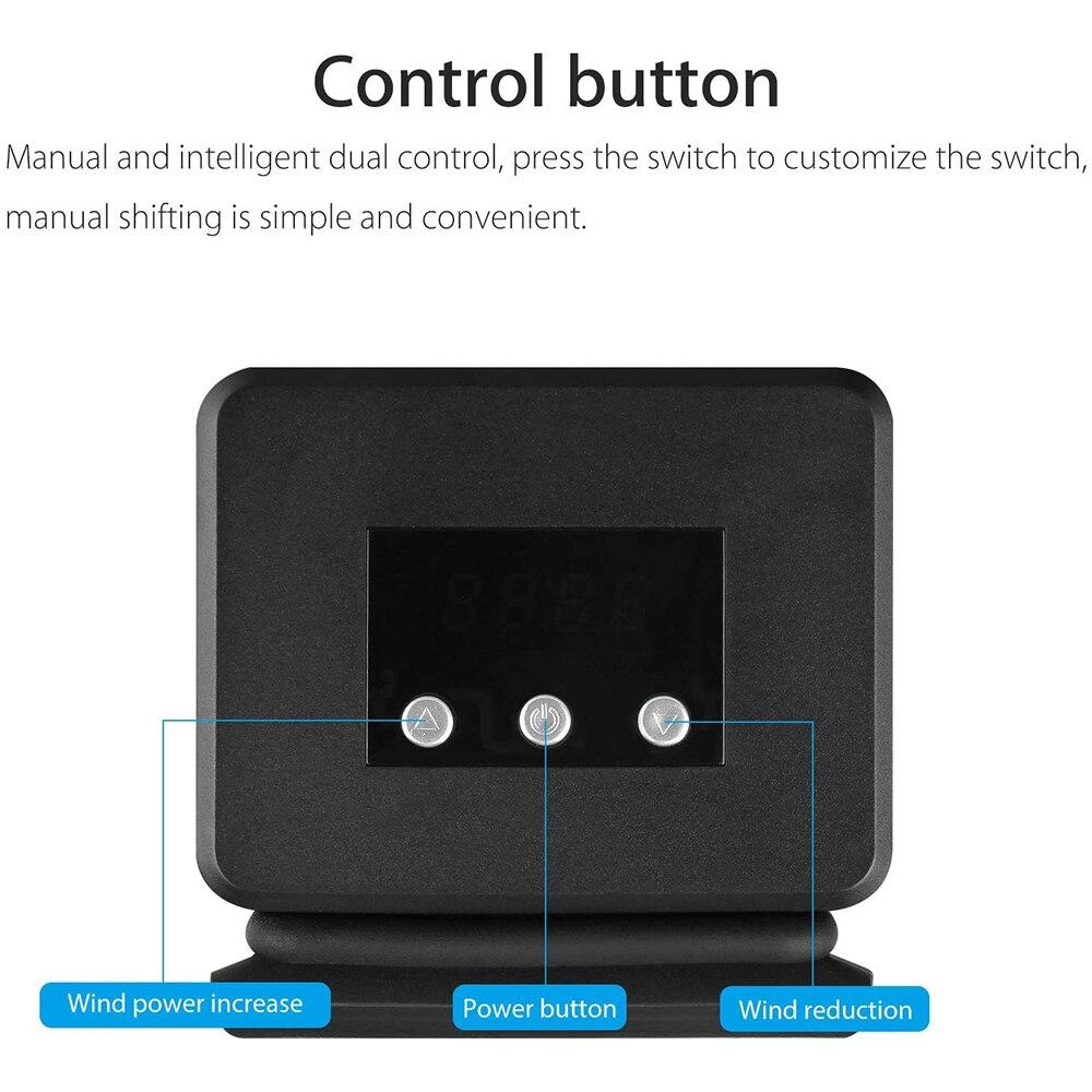 Cooling Fan for Nintendo Switch with LED display, designed for external turbo pumping and efficient heat dissipation.