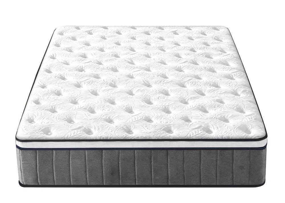 Cooling Gel Hepta-Zone Hybrid Tri-Foam Spring Euro Mattress showcasing its luxurious design and cooling gel technology for optimal comfort.