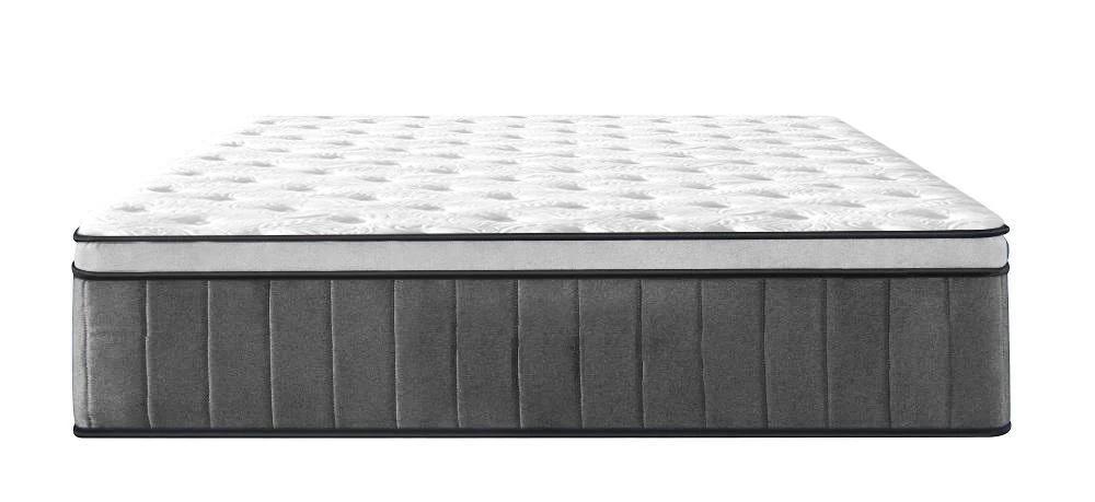 Cooling Gel Hepta-Zone Hybrid Tri-Foam Spring Euro Mattress showcasing its luxurious design and cooling gel technology for optimal comfort.